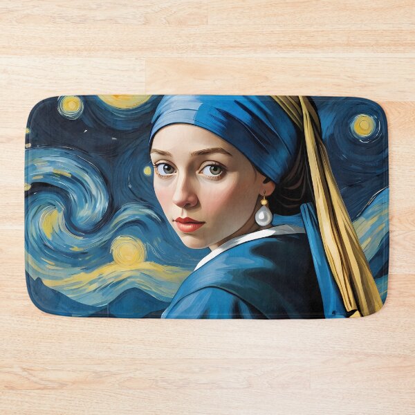 Item preview, Dutch Masters Pearl earrings girl Serie A-4 designed and sold by MastersInColor.