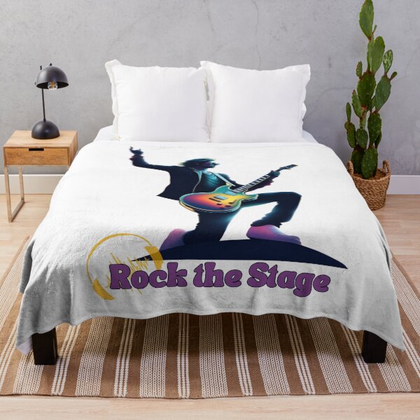 Item preview, Unisex Apparel - 'Rock the Stage' Slogan Art Custom Design designed and sold by Designer-Haven.