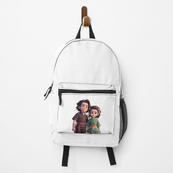 Item preview, Adventurous Animated Duo in Traditional Attire designed and sold by Wannaprasert.