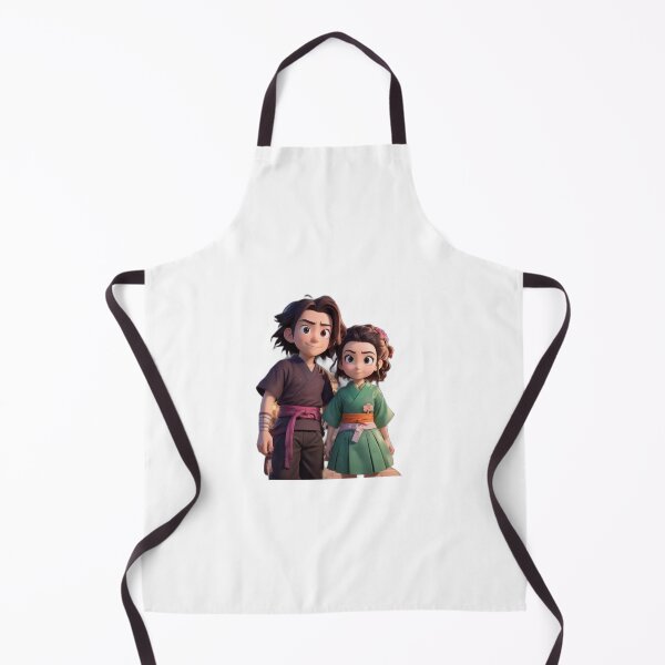 Item preview, Adventurous Animated Duo in Traditional Attire designed and sold by Wannaprasert.