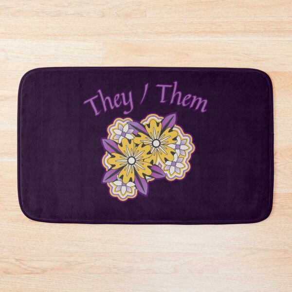 Item preview, They / Them - LGBTQIA+ Support, Nonbinary Pronouns designed and sold by SuchWowDesign.