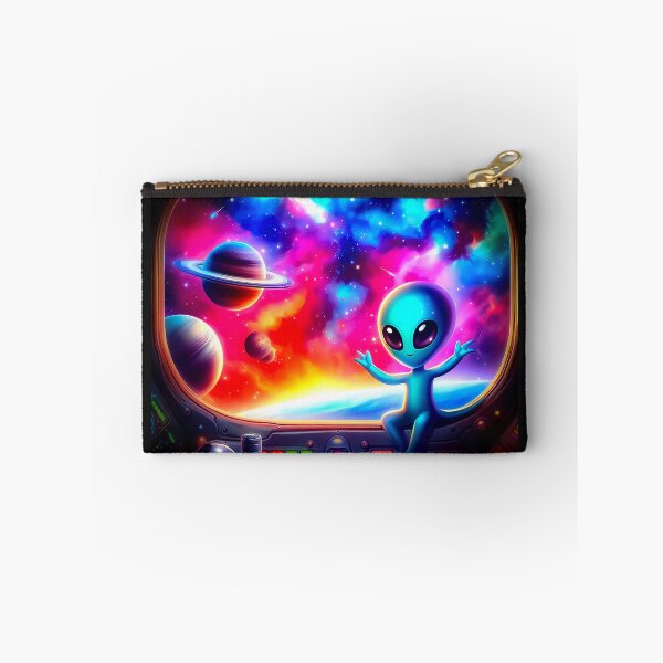 Item preview, Blue Baby Alien- Greetings from the orbit  designed and sold by TheLandsOfMagic.