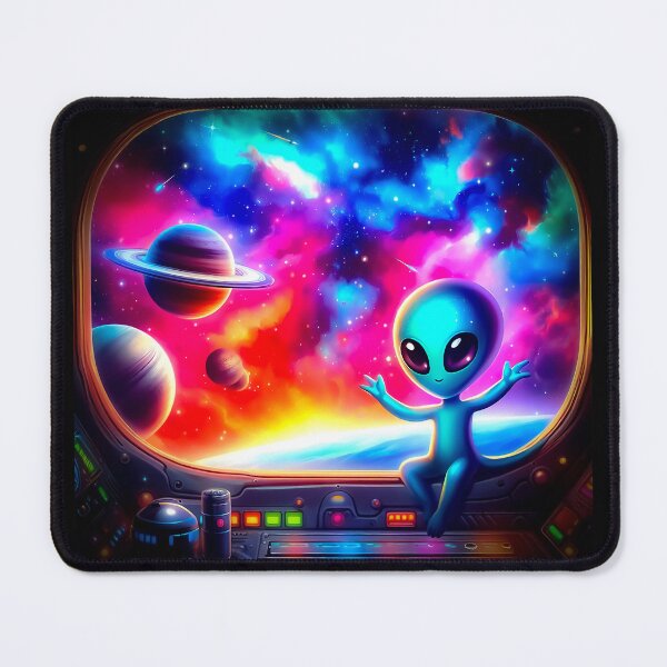 Item preview, Blue Baby Alien- Greetings from the orbit designed and sold by TheLandsOfMagic.