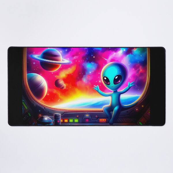 Item preview, Blue Baby Alien- Greetings from the orbit designed and sold by TheLandsOfMagic.