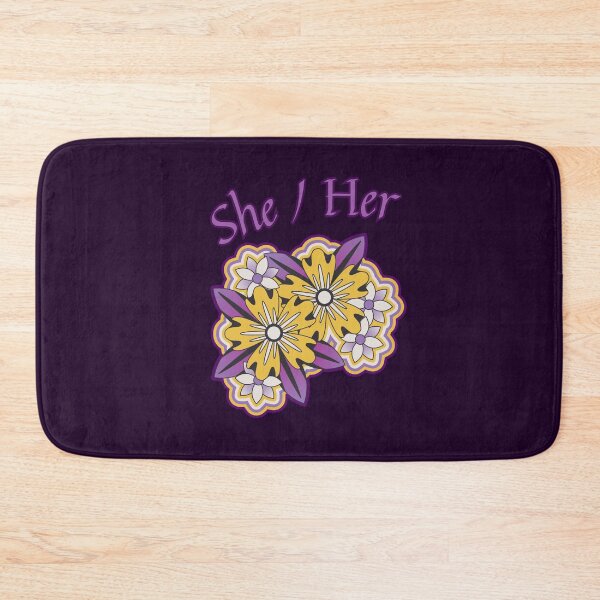 Item preview, She / Her - LGBTQIA+ Support, Pronouns designed and sold by SuchWowDesign.