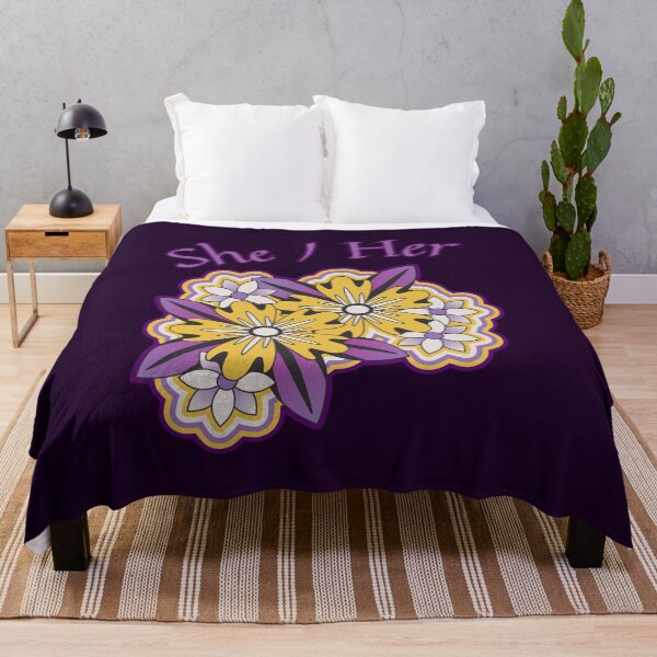 Item preview, She / Her - LGBTQIA+ Support, Pronouns designed and sold by SuchWowDesign.