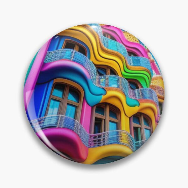 Item preview, Facades of a city in Gaudi style designed and sold by AnnabellaRh.
