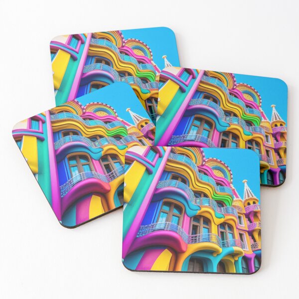 Item preview, Facades of a city in Gaudi style designed and sold by AnnabellaRh.
