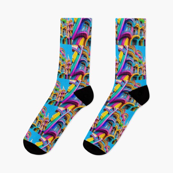 Item preview, Facades of a city in Gaudi style designed and sold by AnnabellaRh.