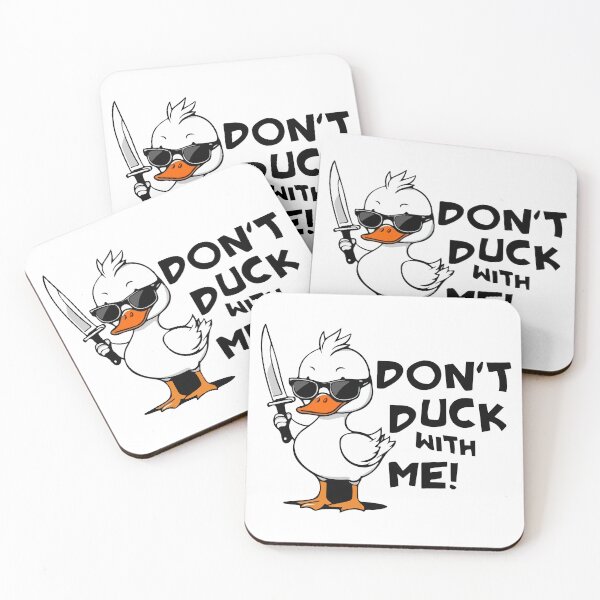 Item preview, Don't Duck with Me Funny Duck Knife designed and sold by -DEEWOLF-.