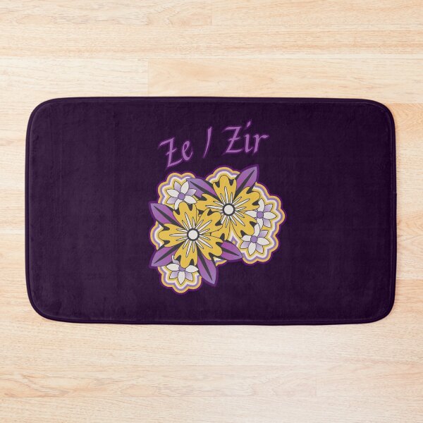 Item preview, Ze / Zir - LGBTQIA+ Support, Nonbinary Pronouns designed and sold by SuchWowDesign.