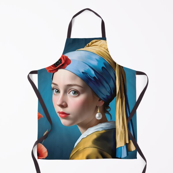 Item preview, Dutch Masters Pearl earrings girl Serie A-2 designed and sold by MastersInColor.