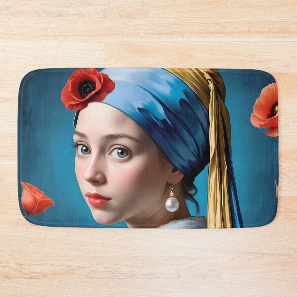 Item preview, Dutch Masters Pearl earrings girl Serie A-2 designed and sold by MastersInColor.