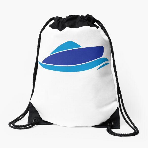 Speedboat Drawstring Bag