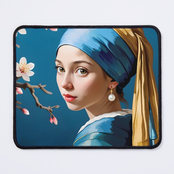 Item preview, Dutch Masters Pearl earrings girl Serie A-1 designed and sold by MastersInColor.