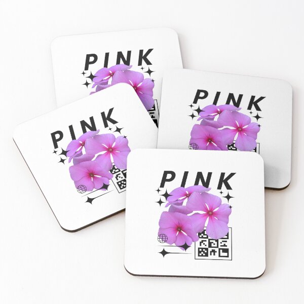 Item preview, Pink Flowers with Black Text designed and sold by AveryZi.