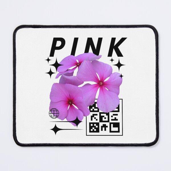 Item preview, Pink Flowers with Black Text designed and sold by AveryZi.