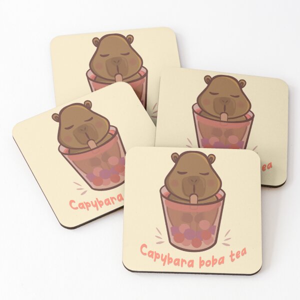Item preview, Capybara boba tea good vibes designed and sold by camilacarvalho.