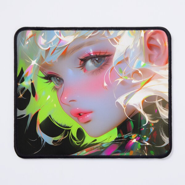 Item preview, Luminescent Glossy Anime Girl designed and sold by bubblegoth.