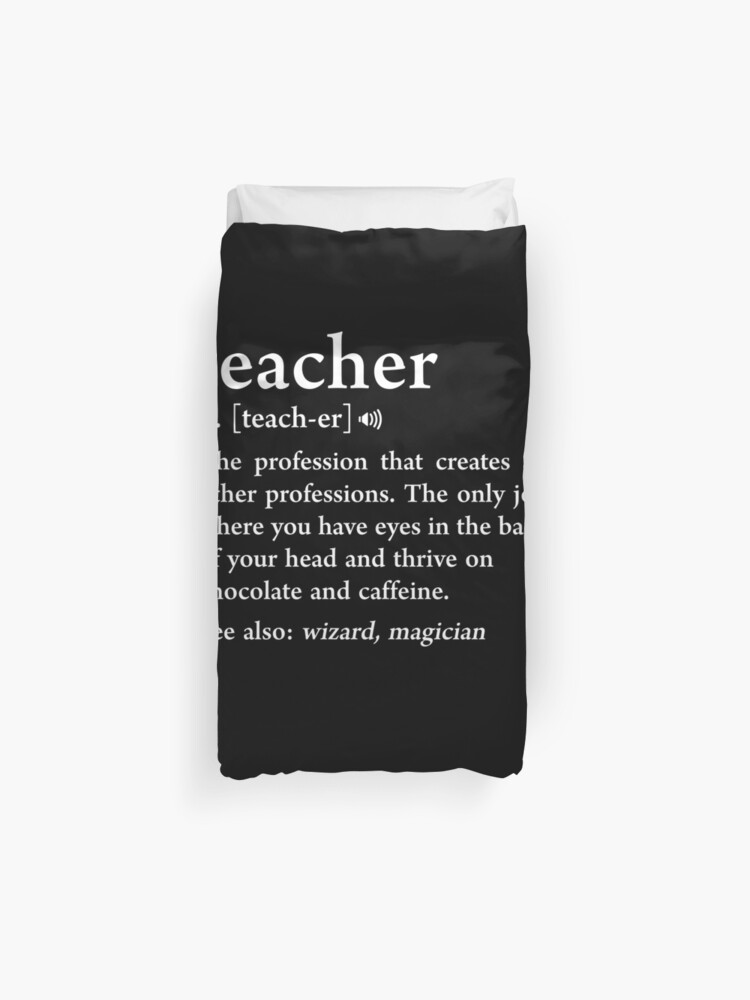 Teacher Definition Funny Noun Meaning Teacher Appreciation Gift