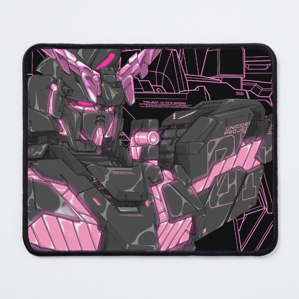 Item preview, Black and Pink Unicorn Gundam Design | Stylish Anime Artwork designed and sold by deveerei.