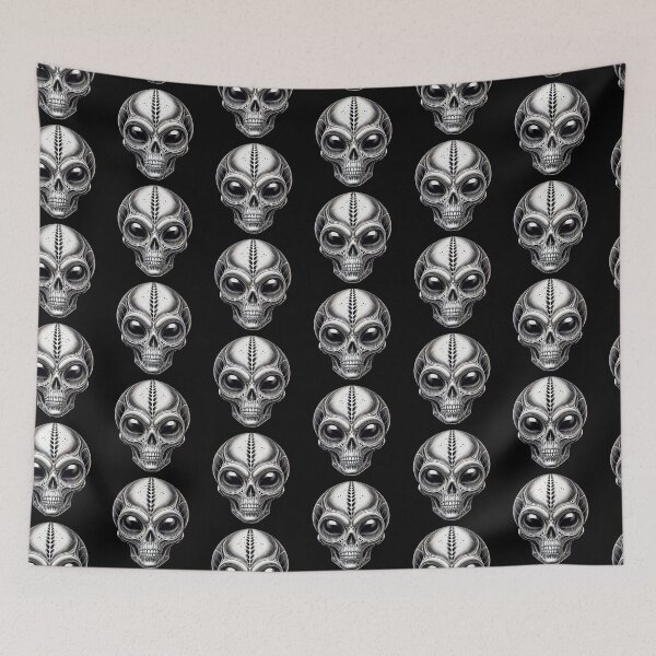 Item preview, Alien Skull 21 designed and sold by LaNadaYFundante.