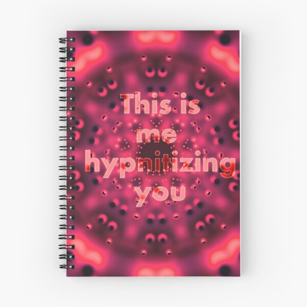 Item preview, This is me hypnotizing you - text design red black 3d pattern designed and sold by M-Lorentsson.
