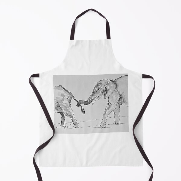 Item preview, elephants hold hands designed and sold by acrylicsandink.