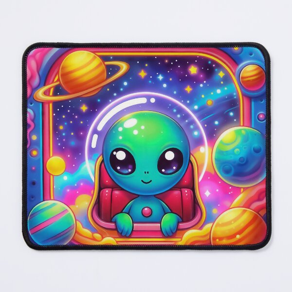 Item preview, Green Baby Alien- Greetings from the orbit designed and sold by TheLandsOfMagic.