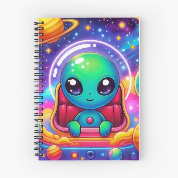 Item preview, Green Baby Alien- Greetings from the orbit  designed and sold by TheLandsOfMagic.