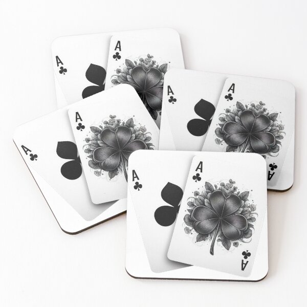 Item preview, two ace cards black and white sketch tattoo designed and sold by Expressions-Sel.