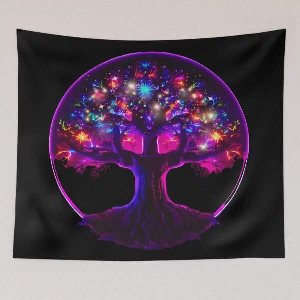 Item preview, The Tree of Ethereal Light designed and sold by CharismaticMindArt.