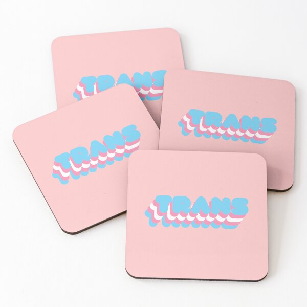 Item preview, TRANS - LGBTQIA+ Support, Trans Flag Colors designed and sold by SuchWowDesign.