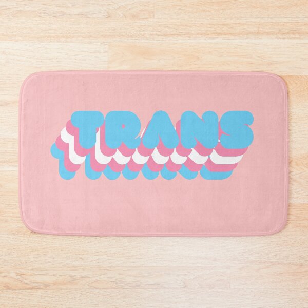 Item preview, TRANS - LGBTQIA+ Support, Trans Flag Colors designed and sold by SuchWowDesign.
