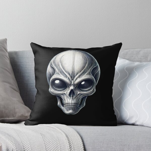 Item preview, Alien Skull 23 designed and sold by LaNadaYFundante.