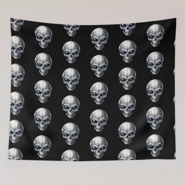 Item preview, Alien Skull 23 designed and sold by LaNadaYFundante.