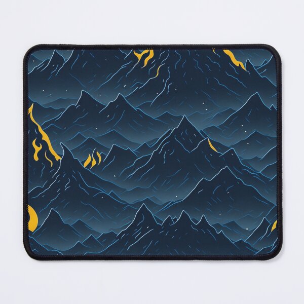 Item preview, Golden Moonrise Over Mountain Peaks designed and sold by Daniel Haddad.