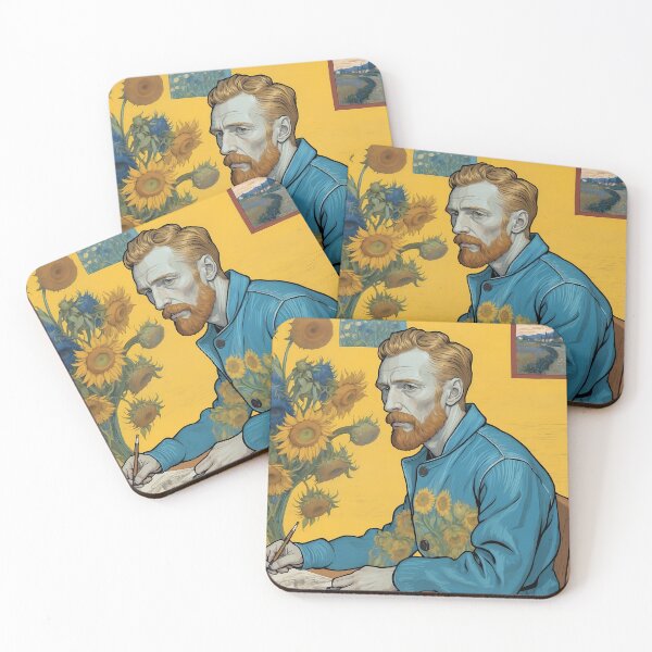 Item preview, Dutch Masters Sunflowers Serie A-4 designed and sold by MastersInColor.