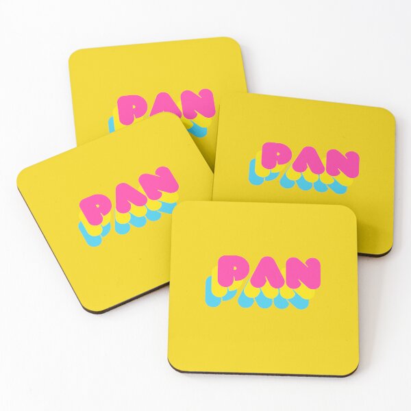 Item preview, PAN - LGBTQIA+ Support, Pansexual Flag Colors designed and sold by SuchWowDesign.