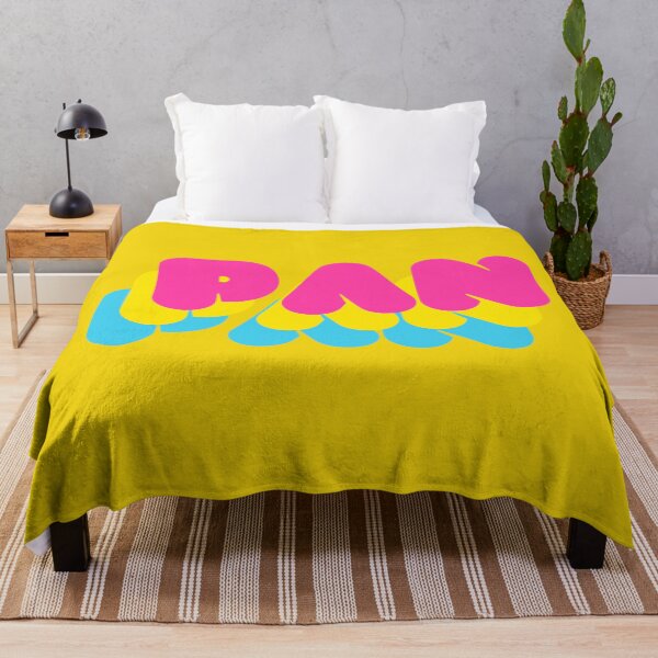 Item preview, PAN - LGBTQIA+ Support, Pansexual Flag Colors designed and sold by SuchWowDesign.