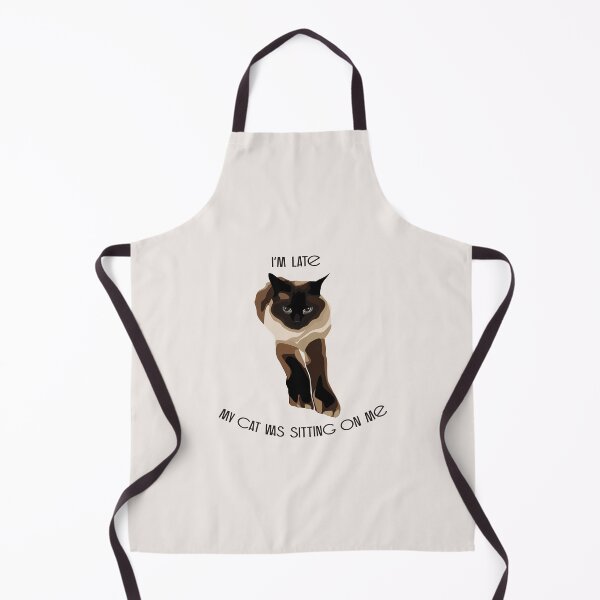 Item preview, I'm late my cat was sitting on me designed and sold by alexiia54.