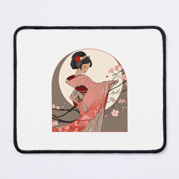 Item preview, Serene Geisha Portrait designed and sold by Mechanical-Artt.