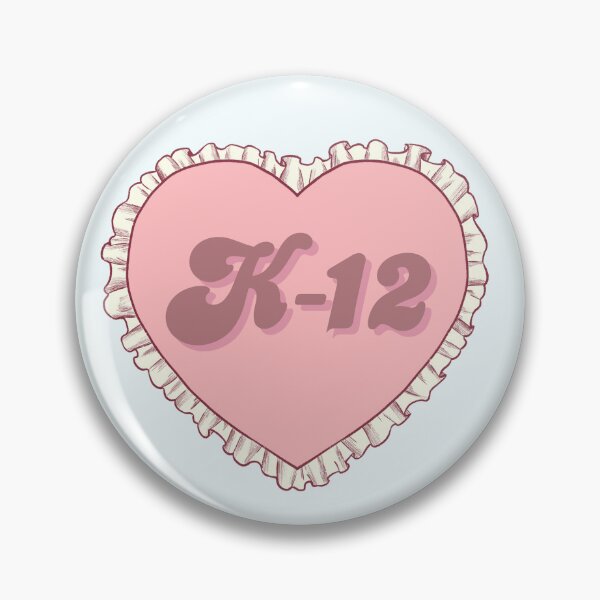Item preview, K-12 Coquette Heart Lace Design, Cottage Core Aesthetic Sticker designed and sold by Rosettebtq.