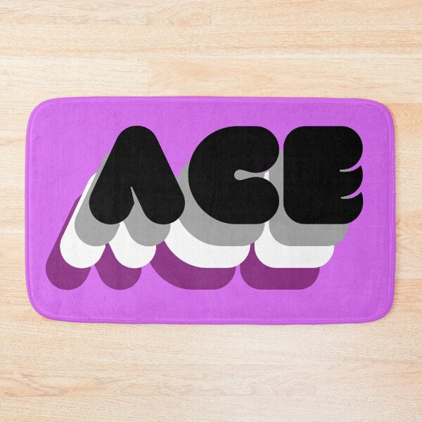 Item preview, ACE - LGBTQIA+ Support, Asexual Flag Colors designed and sold by SuchWowDesign.