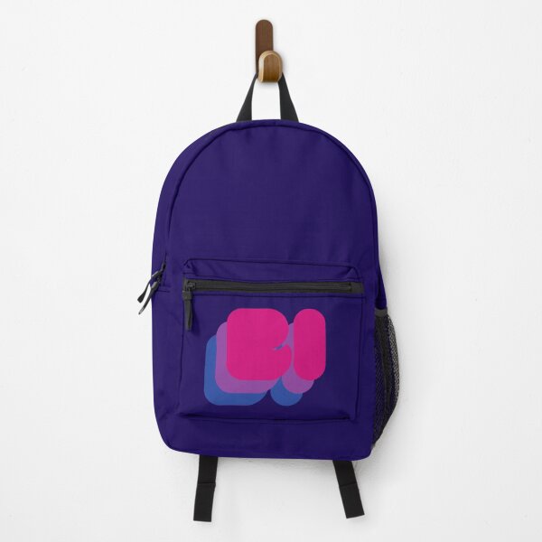 Item preview, BI - LGBTQIA+ Support, Bisexual Flag Colors designed and sold by SuchWowDesign.