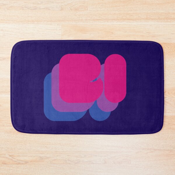 Item preview, BI - LGBTQIA+ Support, Bisexual Flag Colors designed and sold by SuchWowDesign.