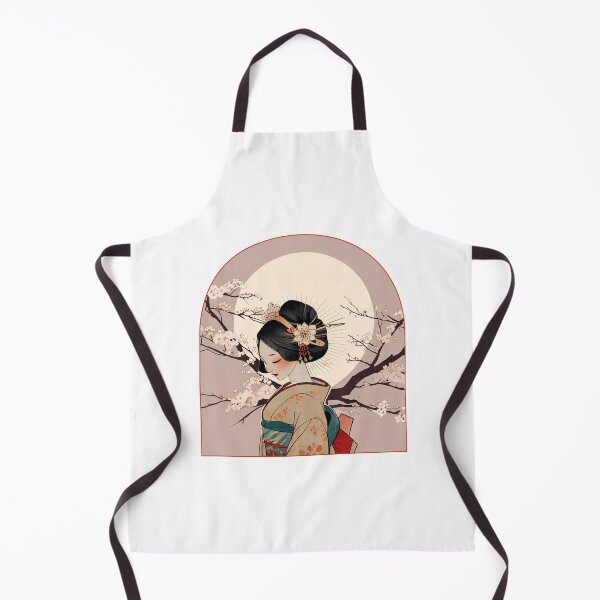 Item preview, Elegant Geisha Portrait designed and sold by Mechanical-Artt.