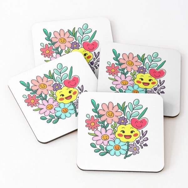 Item preview, Happy Smiling Flowers designed and sold by Anicue.