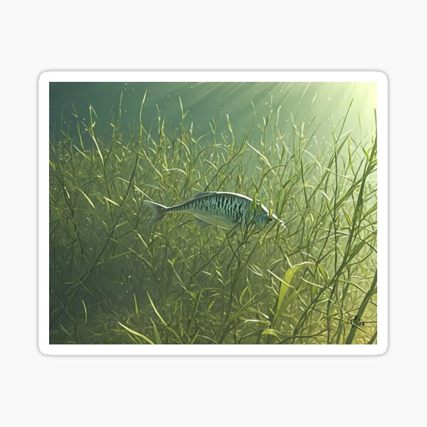 Item preview, Fish between plants designed and sold by goodstrokes.
