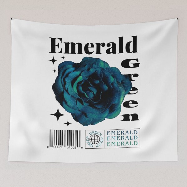 Item preview, Emerald Rose with Black Text designed and sold by AveryZi.
